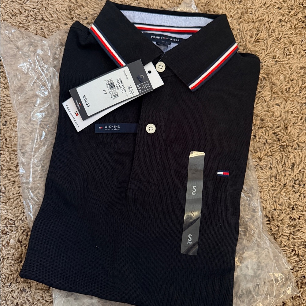 Tommy Hilfiger Men's Navy Polo Shirt